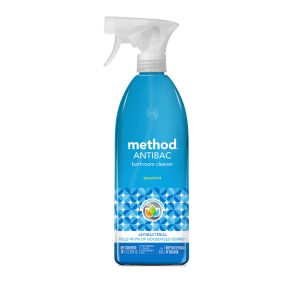 antibacterial bathroom cleaner - spearmint, 28 fl oz