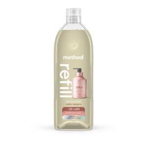 gel hand wash refill - vanilla + raspberry, 34 fl oz 1
