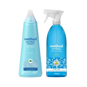spearmint antibacterial bathroom cleaning duo, 52 oz