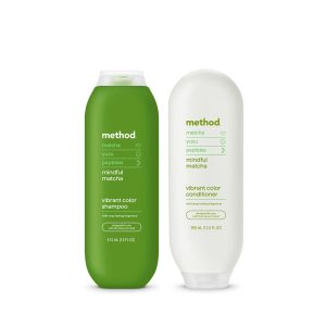vibrant color shampoo + conditioner bundle - mindful matcha, 27.5 oz