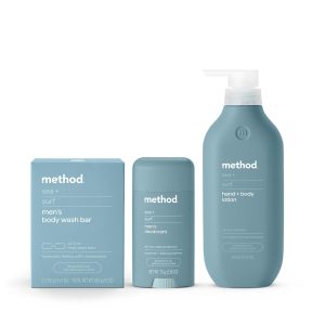 method men body bundle - sea + surf, 26.65 oz